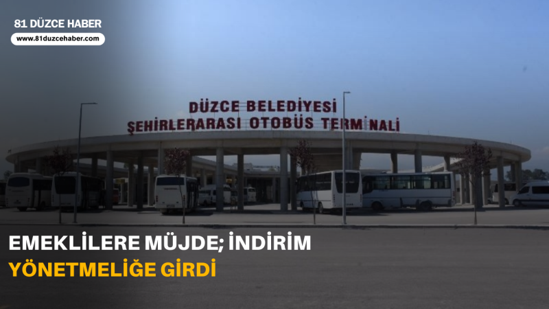 Emeklilere Müjde; İndirim Yönetmeliğe Girdi