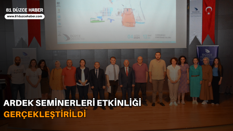 Ardek Seminerleri Etkinliği Gerçekleştirildi