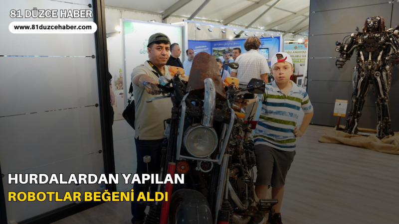 HURDALARDAN YAPILAN ROBOTLAR BEĞENİ ALDI