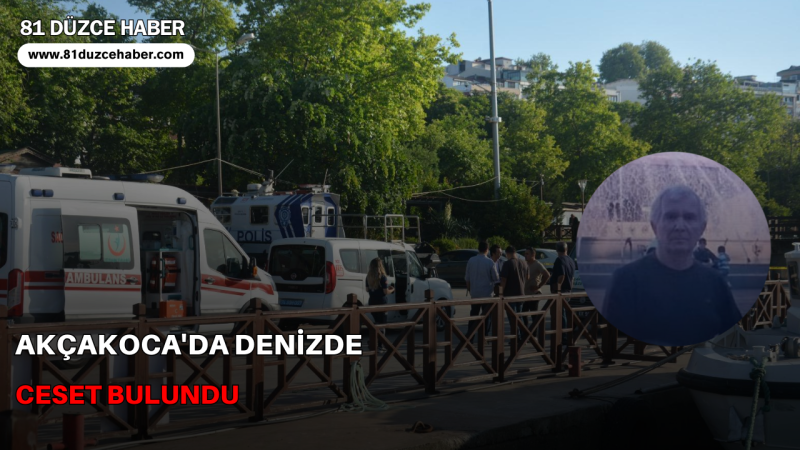 Akçakoca'da Denizde Ceset Bulundu