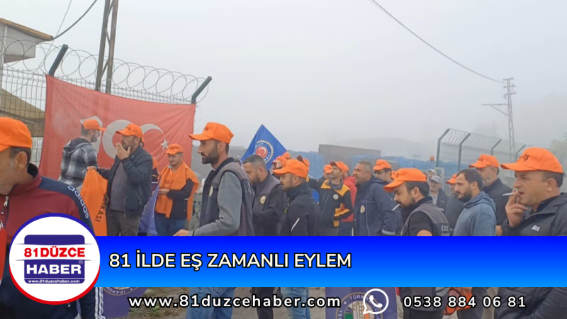 81 İLDE EŞ ZAMANLI EYLEM