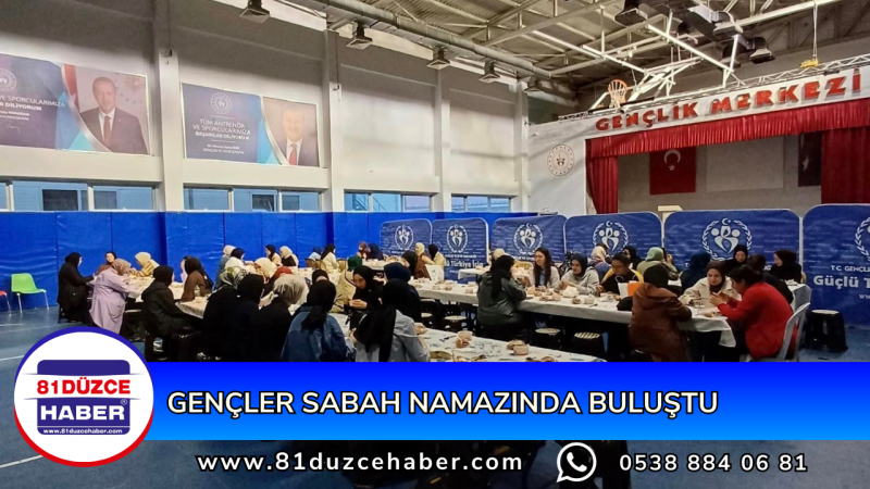 Gençler Sabah Namazında Buluştu