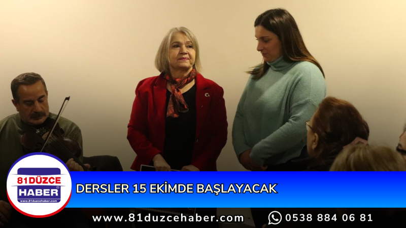 DERSLER 15 EKİMDE BAŞLAYACAK