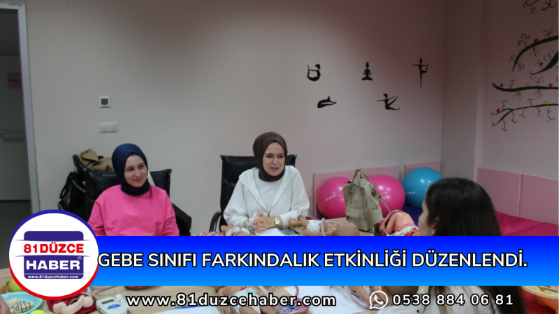 GEBE SINIFI FARKINDALIK ETKİNLİĞİ DÜZENLENDİ.