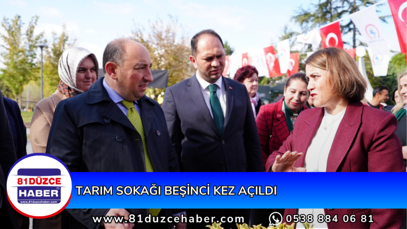 TARIM SOKAĞI BEŞİNCİ KEZ AÇILDI