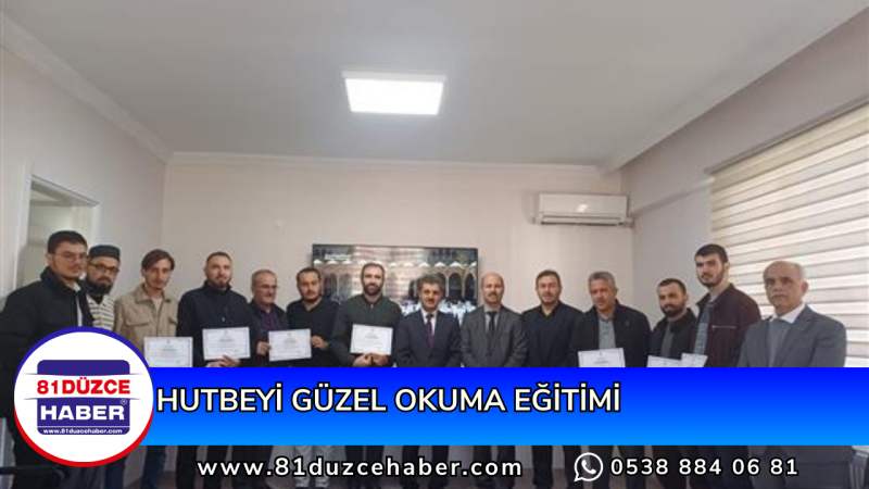 HUTBEYİ GÜZEL OKUMA EĞİTİMİ