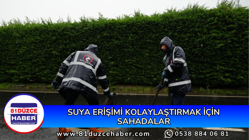 SUYA ERİŞİMİ KOLAYLAŞTIRMAK İÇİN SAHADALAR