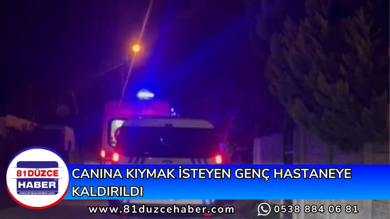 CANINA KIYMAK İSTEYEN GENÇ HASTANEYE KALDIRILDI