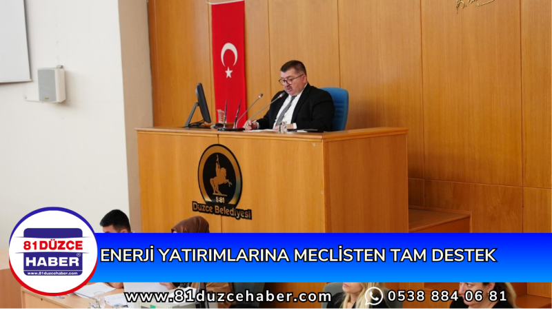 ENERJİ YATIRIMLARINA MECLİSTEN TAM DESTEK