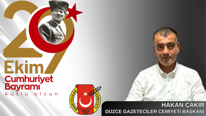 DÜZCE GAZETECİLER CEMİYETİ  29 EKİM İLANI