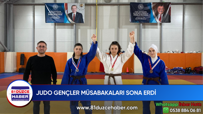 JUDO GENÇLER MÜSABAKALARI SONA ERDİ