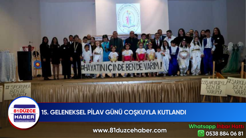 15. GELENEKSEL PİLAV GÜNÜ COŞKUYLA KUTLANDI