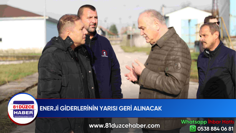 ENERJİ GİDERLERİNİN YARISI GERİ ALINACAK