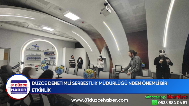 DÜZCE DENETİMLİ SERBESTLİK MÜDÜRLÜĞÜ'NDEN ÖNEMLİ BİR ETKİNLİK