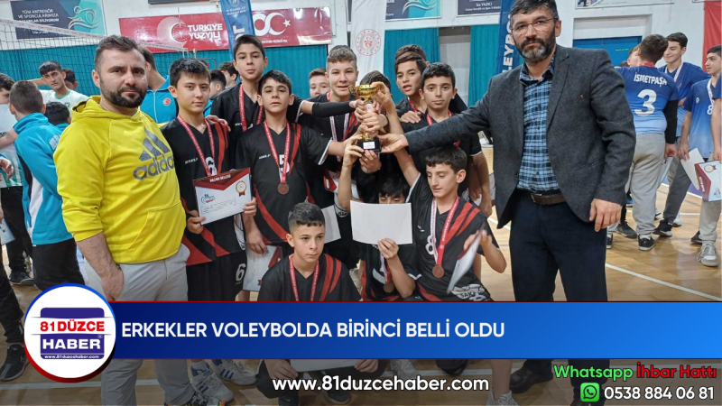 ERKEKLER VOLEYBOLDA BİRİNCİ BELLİ OLDU