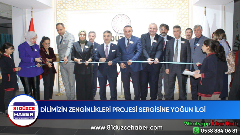 DİLİMİZİN ZENGİNLİKLERİ PROJESİ SERGİSİNE YOĞUN İLGİ