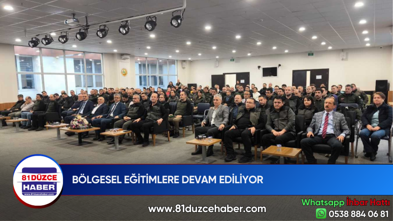  BÖLGESEL EĞİTİMLERE DEVAM EDİLİYOR