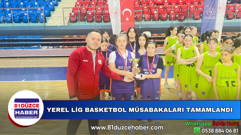 YEREL LİG BASKETBOL MÜSABAKALARI TAMAMLANDI