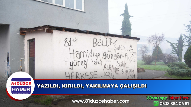 YAZILDI, KIRILDI, YAKILMAYA ÇALIŞILDI