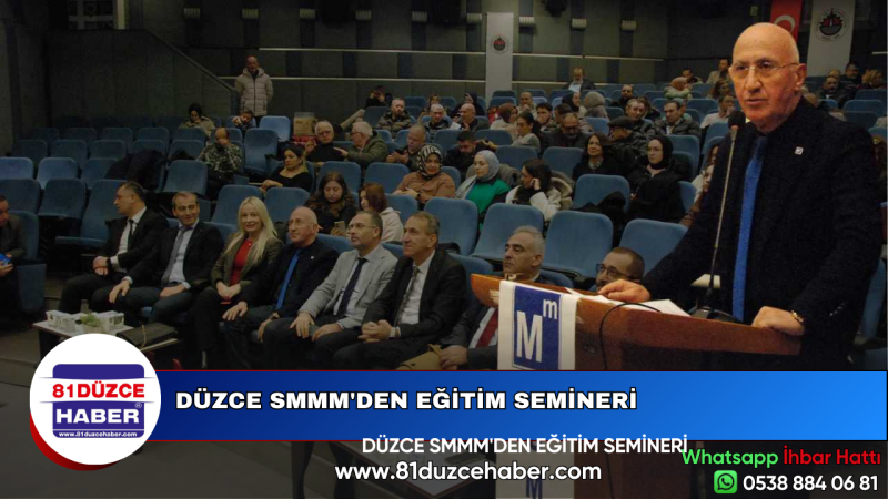 DÜZCE SMMM'DEN EĞİTİM SEMİNERİ