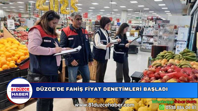 DÜZCE'DE FAHİŞ FİYAT DENETİMLERİ BAŞLADI