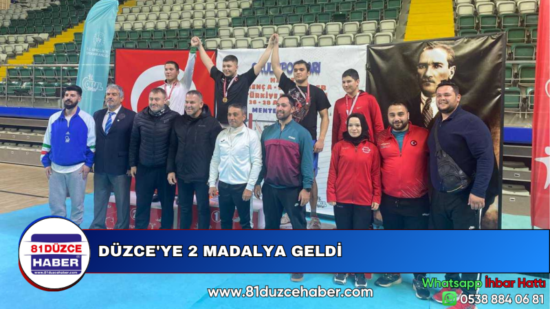 DÜZCE'YE 2 MADALYA GELDİ