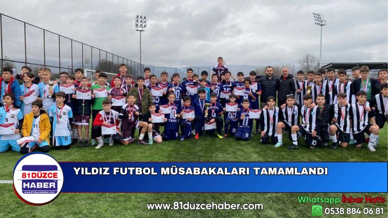 YILDIZ FUTBOL MÜSABAKALARI TAMAMLANDI