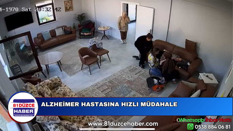 ALZHEİMER HASTASINA HIZLI MÜDAHALE