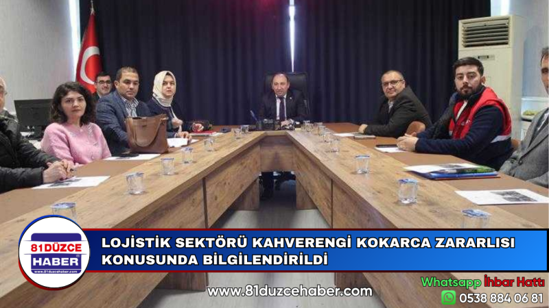 LOJİSTİK SEKTÖRÜ KAHVERENGİ KOKARCA ZARARLISI KONUSUNDA BİLGİLENDİRİLDİ