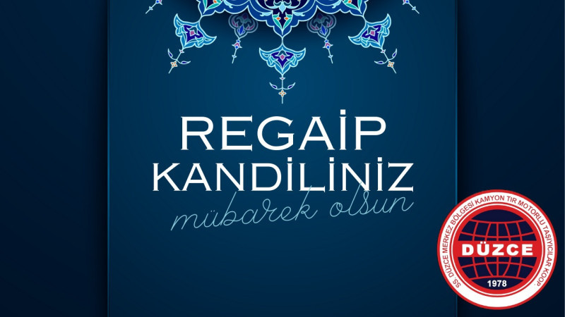 KAMYONCULAR KOOP REGAİP KANDİLİ İLANI