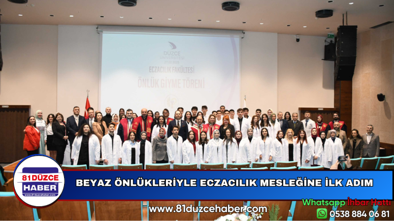 BEYAZ ÖNLÜKLERİYLE ECZACILIK MESLEĞİNE İLK ADIM