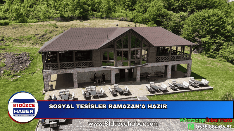 SOSYAL TESİSLER RAMAZAN'A HAZIR