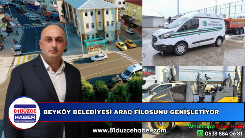 BEYKÖY BELEDİYESİ ARAÇ FİLOSUNU GENİŞLETİYOR