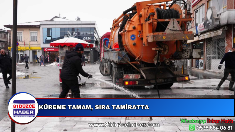 KÜREME TAMAM, SIRA TAMİRATTA