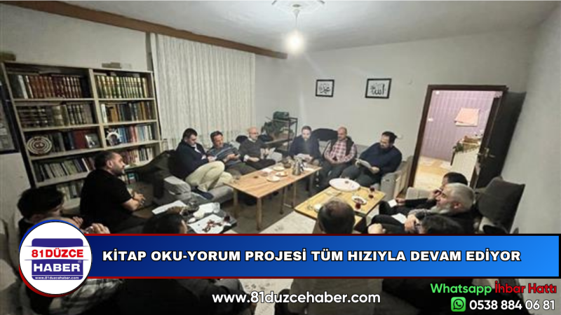 KİTAP OKU-YORUM PROJESİ TÜM HIZIYLA DEVAM EDİYOR