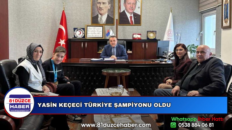 YASİN KEÇECİ TÜRKİYE ŞAMPİYONU OLDU