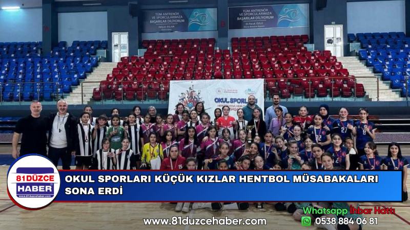 KUL SPORLARI KÜÇÜK KIZLAR HENTBOL MÜSABAKALARI SONA ERDİ