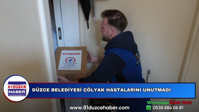 DÜZCE BELEDİYESİ ÇÖLYAK HASTALARINI UNUTMADI