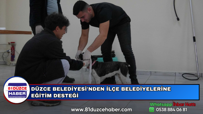 DÜZCE BELEDİYESİ'NDEN İLÇE BELEDİYELERİNE EĞİTİM DESTEĞİ