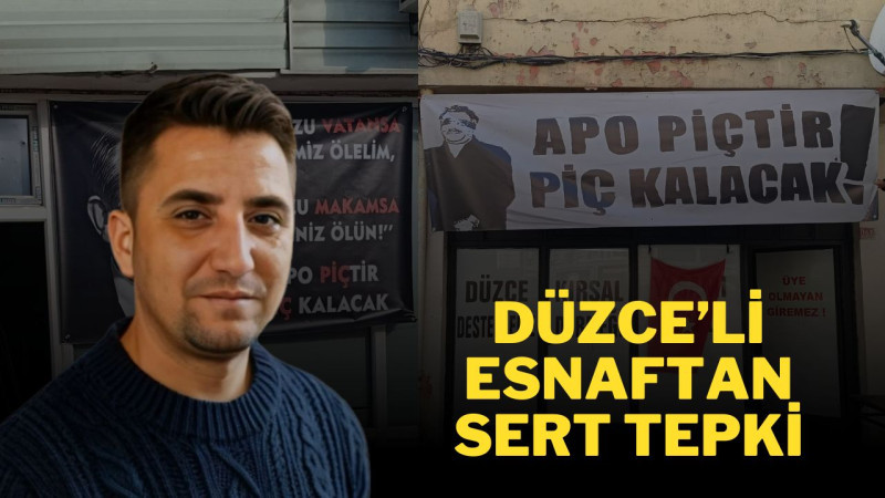 DÜZCELİ ESNAF TUNCAY ÖZGENÇ'TEN SERT TEPKİ ŞEHİTLER MEZARINDAN KALKMADIKÇA O CANİ DIŞARI ÇIKAMAZ