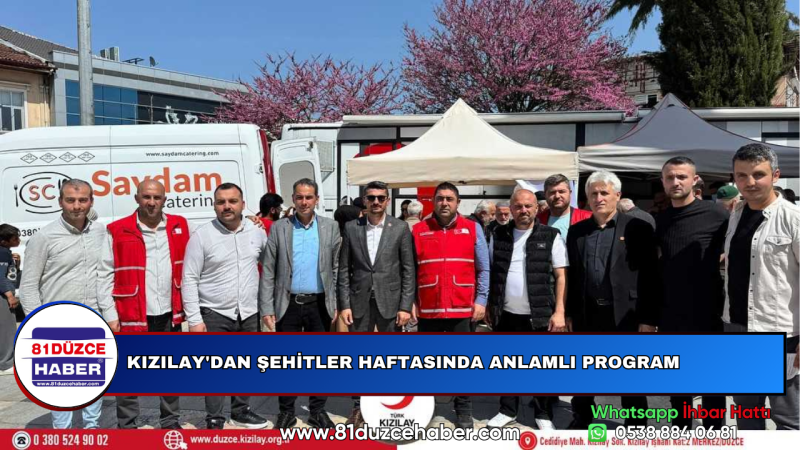 KIZILAY'DAN ŞEHİTLER HAFTASINDA ANLAMLI PROGRAM