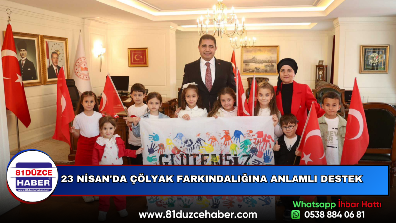 23 NİSAN'DA ÇÖLYAK FARKINDALIĞINA ANLAMLI DESTEK