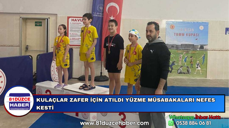 KULAÇLAR ZAFER İÇİN ATILDI YÜZME MÜSABAKALARI NEFES KESTİ