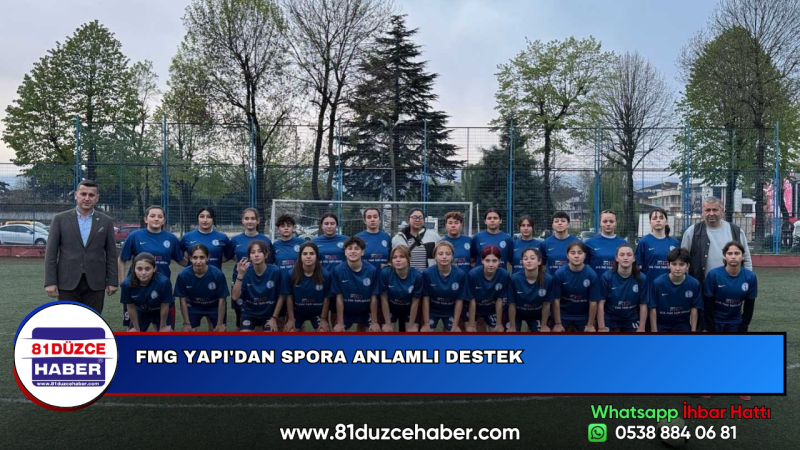 FMG YAPI'DAN SPORA ANLAMLI DESTEK