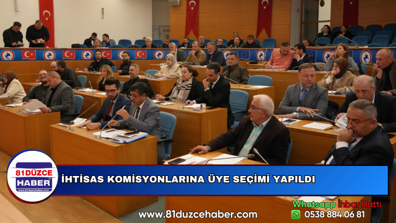 İHTİSAS KOMİSYONLARINA ÜYE SEÇİMİ YAPILDI