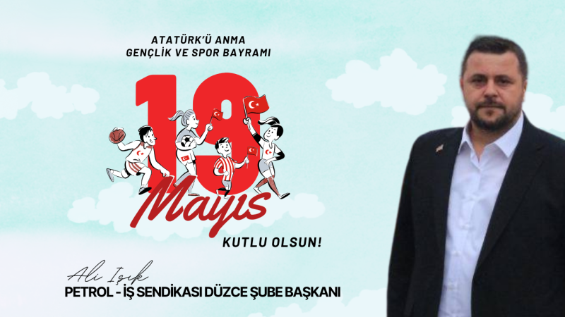 ALİ IŞIK 19 MAYIS GENÇLİK VE SPOR BAYRAMI İLANI