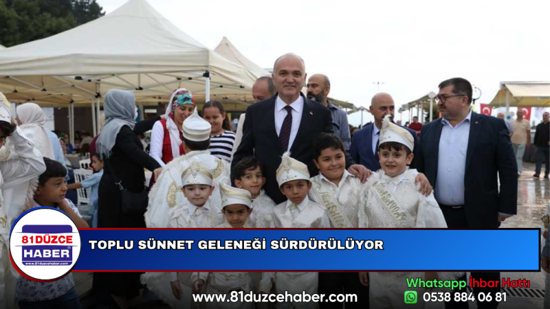 TOPLU SÜNNET GELENEĞİ SÜRDÜRÜLÜYOR