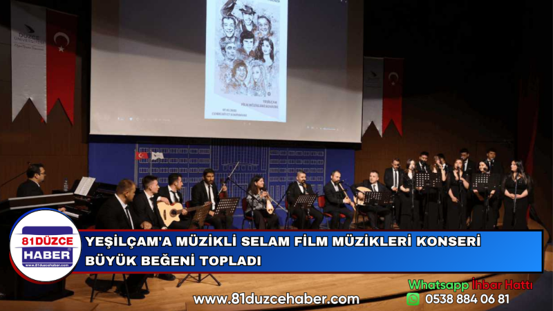 YEŞİLÇAM'A MÜZİKLİ SELAM FİLM MÜZİKLERİ KONSERİ BÜYÜK BEĞENİ TOPLADI
