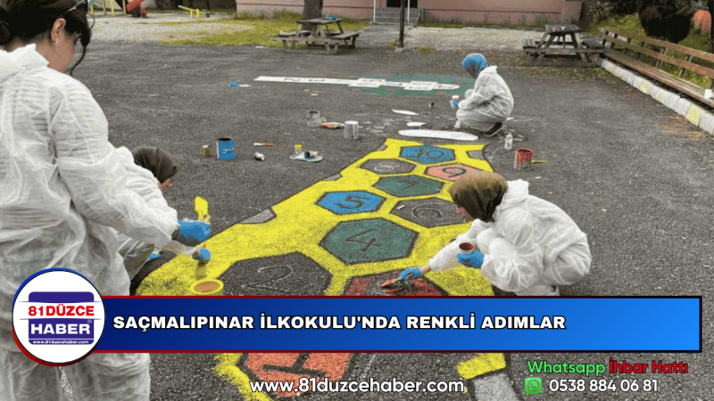 SAÇMALIPINAR İLKOKULU'NDA RENKLİ ADIMLAR
