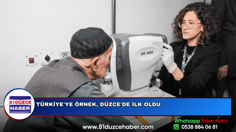 TÜRKİYE'YE ÖRNEK, DÜZCE'DE İLK OLDU
